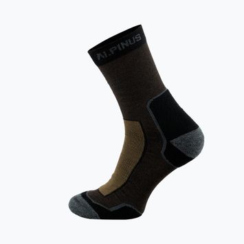 Шкарпетки для трекінгу Alpinus Sveg чорні/сірі