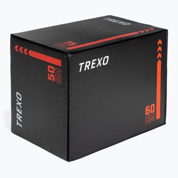 Пліометрична коробка TREXO TRX-PB08 8 кг чорна