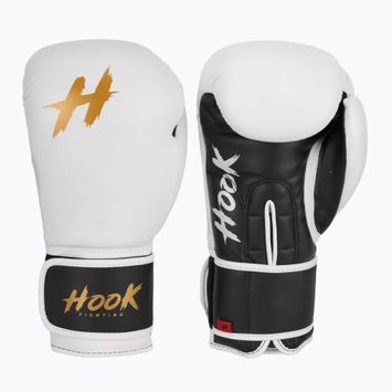 Рукавиці боксерські HOOK FIGHTING Ready to Fight шкіряні білий