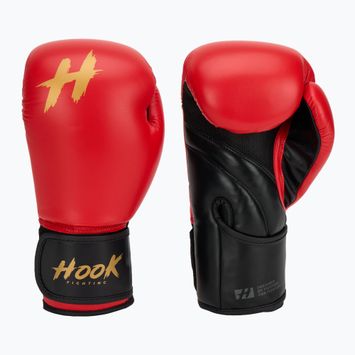 Рукавиці боксерські HOOK FIGHTING Ready To Train червоний