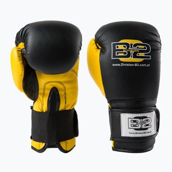 Рукавиці боксерські DIVISION B-2 DIV-TG01 black/yellow