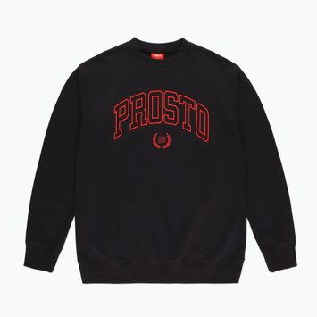 Чоловічий світшот PROSTO Varsity з капюшоном чорний