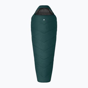 Спальний мішок Alpinus Fiber Pro 800 правий зелений