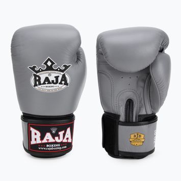 Рукавиці боксерські RAJA BOXING Single Standard Genuine Leather grey