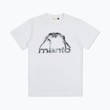 MANTO Металева футболка біла