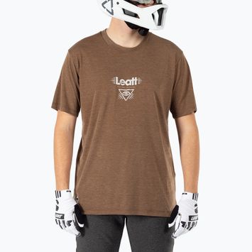 Чоловіча велофутболка Leatt MTB Gravity 1.0 loam чоловіча