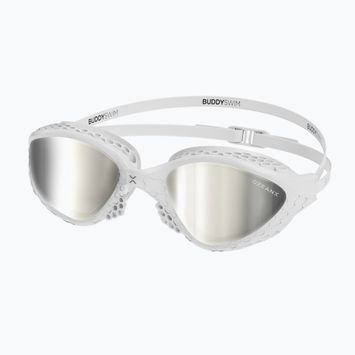 Окуляри для плавання BuddySwim OzeanX Mirror white / silver