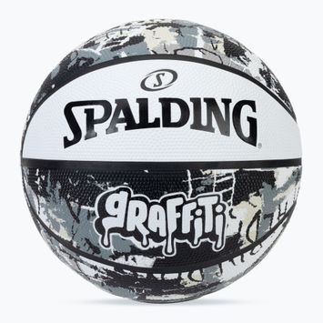 М'яч для баскетболу Spalding Graffiti білий розмір 7