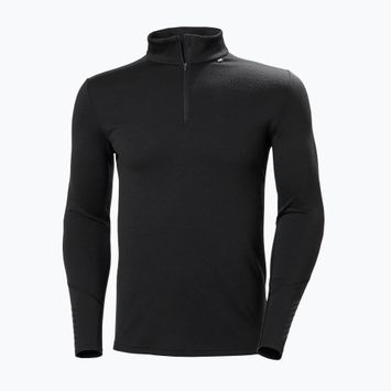 Кофта термоактивна чоловіча Helly Hansen Lifa Merino Midweight 1/2 Zip black