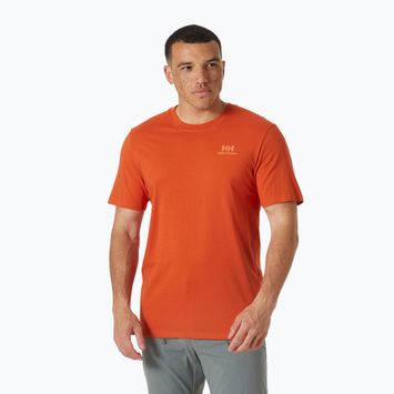 Футболка чоловіча Helly Hansen Nord Graphic patrol orange