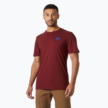 Футболка чоловіча Helly Hansen Nord Graphic mars red