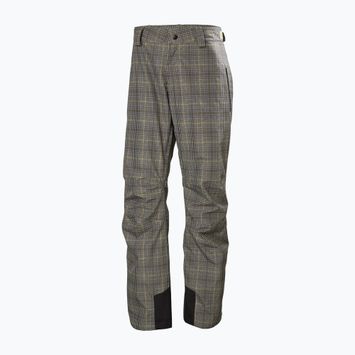 Штани лижні чоловічі Helly Hansen Legendary Insulated pebble broxburn plaid aop