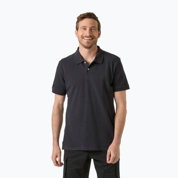 Футболка поло чоловіча Helly Hansen Crew Polo Pique ebony