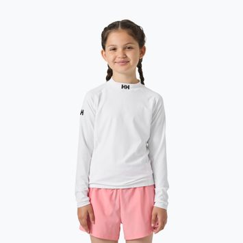 Лонгслів для плавання дитячий Helly Hansen Waterwear Rashguard Jr white