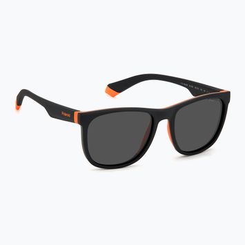 Окуляри сонцезахисні дитячі Polaroid PLD 8049/S black orange/grey polarized