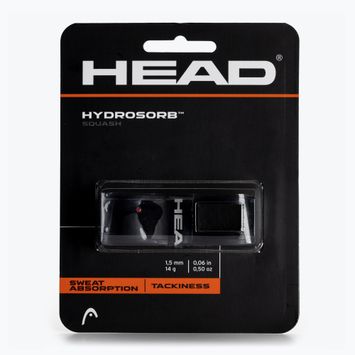 Обмотка ракетки для сквошу HEAD sq Hydrosorb Squash чорна 285025