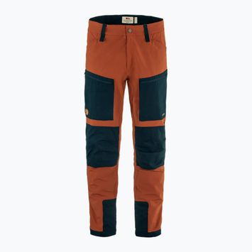 Штани трекінгові чоловічі Fjällräven Keb Agile autumn leaf/ dark navy