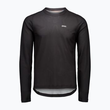 Чоловічий велосипедний лонгслів POC Motion Air Jersey урановий чорний