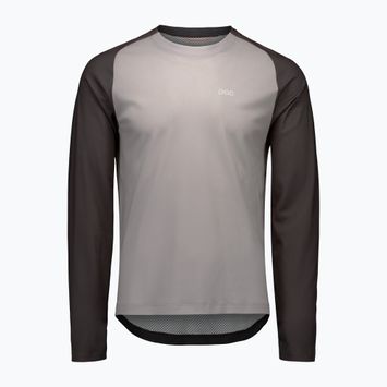 Чоловічий велосипедний лонгслів POC Motion Air Jersey гранітно-сірий