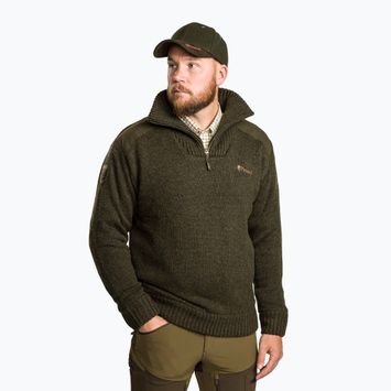 Трекінгова кофта чоловіча Pinewood Hurricane dark green mel