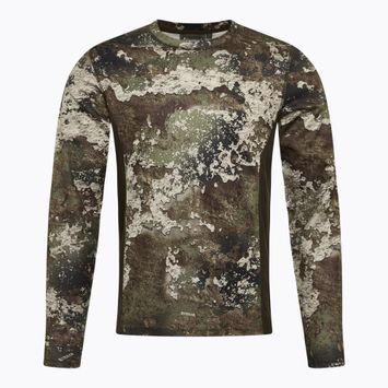 Лонгслів трекінговий чоловічий Pinewood Furudal Camou InsectSafe strata/moss green