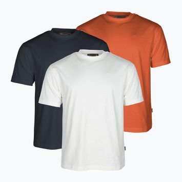 Футболки чоловічі Pinewood 3-Pack 3 шт. white/pine/b.orange