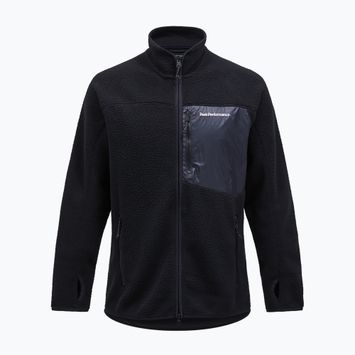 Кофта флісова чоловіча Peak Performance Pile Zip black