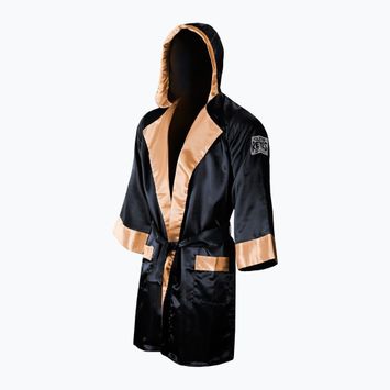 Халат Cleto Reyes Satin Boxing Hoodie чорний/золотий з капюшоном