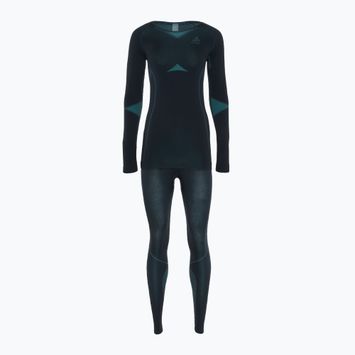 Комплект термобілизни жіночий ODLO Fundamentals Performance Warm dark saphire/ blue radiance