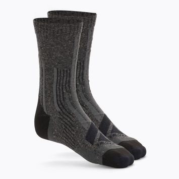 Шкарпетки трекінгові X-Socks Hike Perform Merino Crew black/charcoal