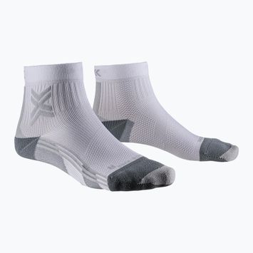 Жіночі шкарпетки X-Socks Run Discover Ankle бігові шкарпетки арктичні білі/перламутрово-сірі