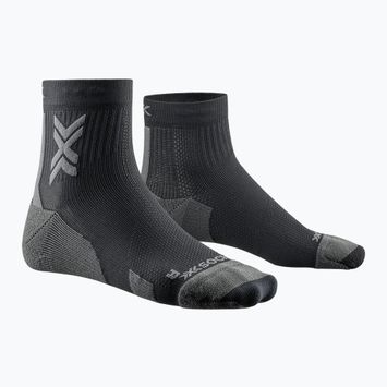 Чоловічі шкарпетки для бігу X-Socks Run Discover Ankle чорні/вугільні