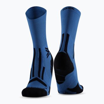 Шкарпетки чоловічі X-Socks Trailrun Perform Crew mineral blue/x black