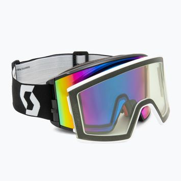 Окуляри гірськолижні SCOTT React mineral black/white/enhancer teal chrome/pro green