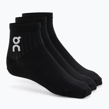 Шкарпетки On Running Logo Sock Mid 3 пари black