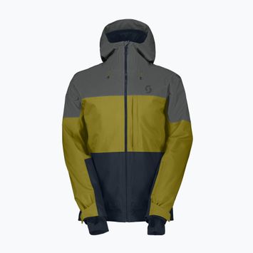 Куртка гірськолижна чоловіча SCOTT Ultimate Dryo 10 shadow grey/meadow green