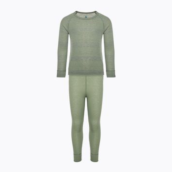 Термобілизна дитяча ODLO Active Warm Eco Long odlo steel grey melange/matte green