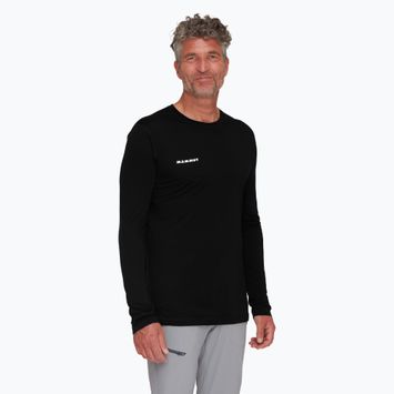 Лонгслів чоловічий Mammut Tree Wool FL black 01690
