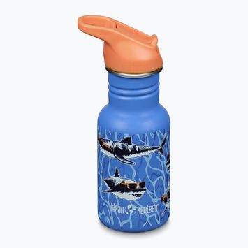 Пляшка туристична дитяча Klean Kanteen Flip Seal Sport Cap Straw 355 мл sharks in shades