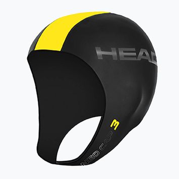 Шапочка для плавання HEAD Neo 3 чорна/жовта