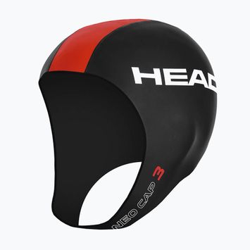 Шапочка для плавання HEAD Neo 3 чорна/червона