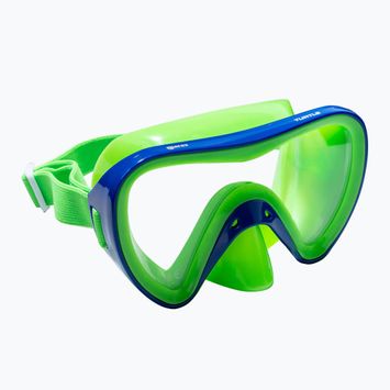 Дитяча маска для підводного плавання Mares Turtle синя/зелена