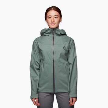 Куртка дощовик жіноча Black Diamond Stormline Stretch Rain laurel green