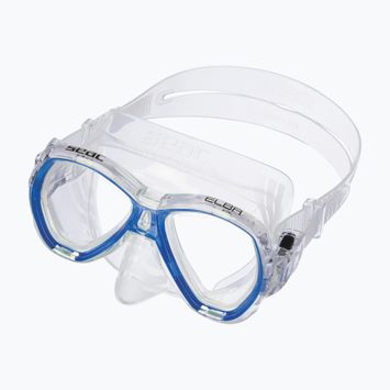 Синя маска для підводного плавання SEAC Elba
