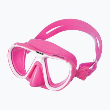 Дитяча маска для підводного плавання SEAC Bella рожева
