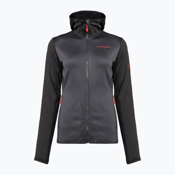 Кофта трекінгова жіноча La Sportiva Upendo Hoody carbon/cherry tomato