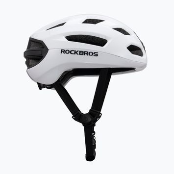 Шолом велосипедний Rockbros 100036002 With Remote Control and Warning Light white