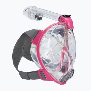 Повнолицева маска для снорклінгу дитячаCressi Baron Full Face clear/pink