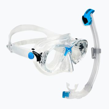 Набір для підводного плавання Cressi Marea + Seal Dry Jr clear/azure