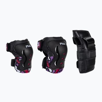 Набір протекторів для дітей FILA FP Gears black/pink